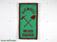 Camp Manitou Work Badge